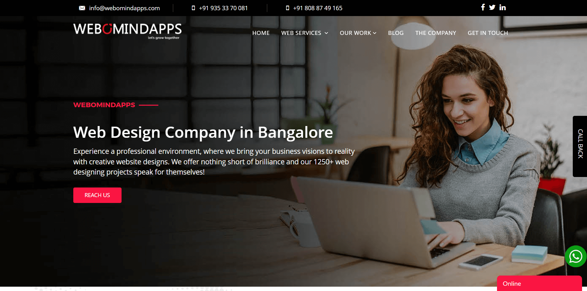 Top 10 Web Development Companies In Bangalore 2024 ABS   Best Web Design Company In Bangalore Webomindapps 