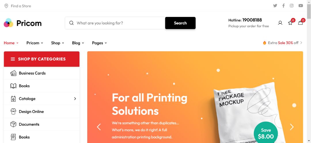 Digital Art & Print Services eCommerce Hero 3