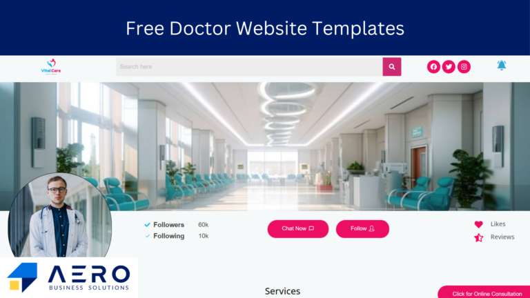 Free Doctor Website Templates