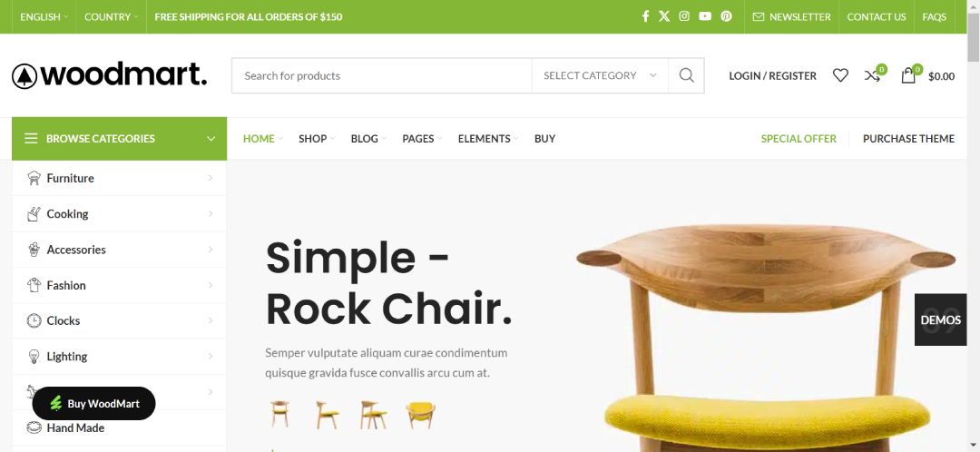 Furniture eCommerce Hero_Woodmart