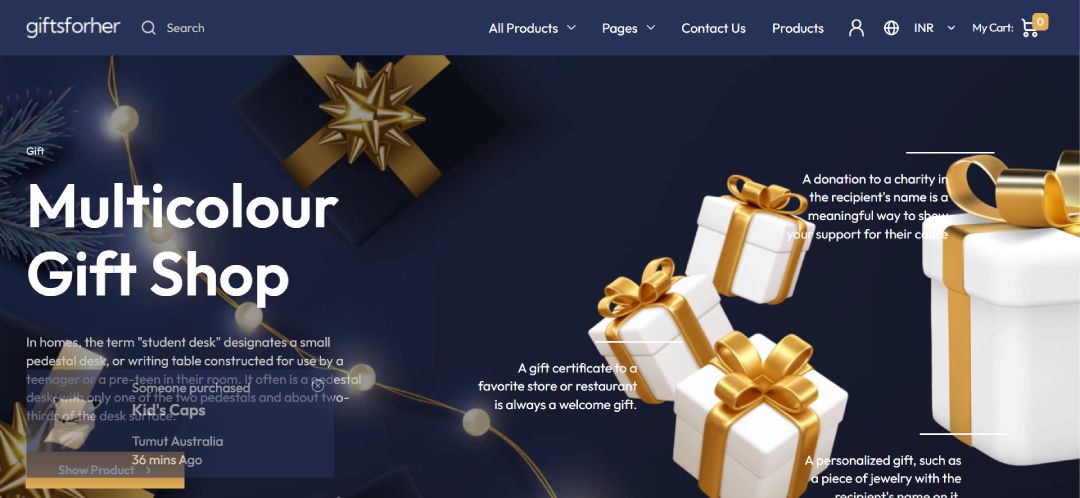 Gifts & Special Occasions eCommerce Hero 1