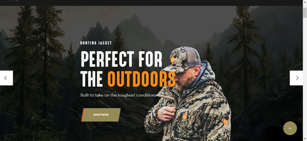 Outdoor Adventure Gear eCommerce Hero 1