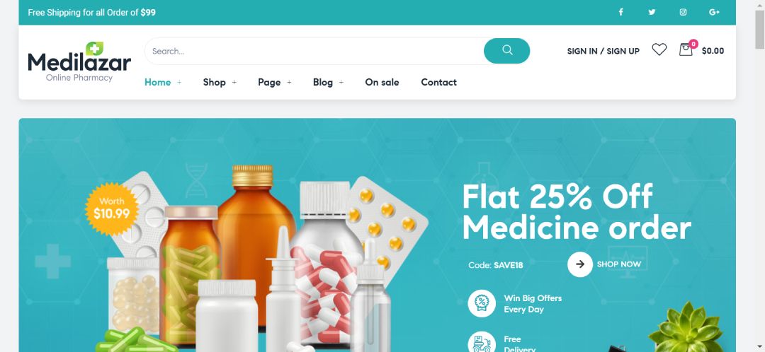 Pharmaceutical eCommerce Hero 2