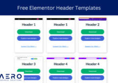 Free Elementor Header Templates