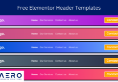 Free Elementor Header Templates